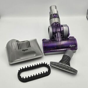 Dyson Vacuum Attachment Lot Of 4: Mini Turbo Head ,Zorb Groomer Fabric/ Stair